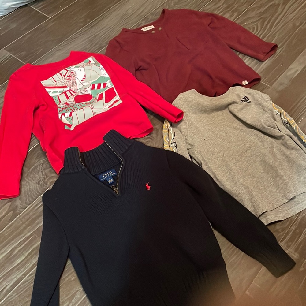 Long sleeve shorts! Size 4-5T
